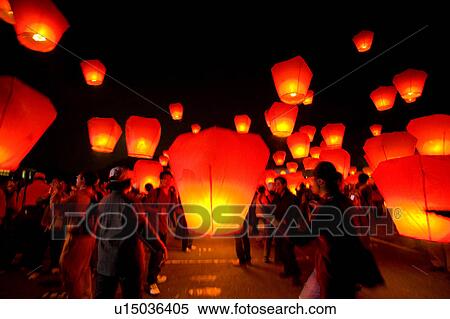 "Taiwan, Taipei, Pingsi, Shifen, Pingsi Lantern Festival, Lantern, " View Large Photo Image Stock Photography - "Taiwan, Taipei, Pingsi, Shifen, Pingsi Lantern Festival, Lantern, ". Fotosearch