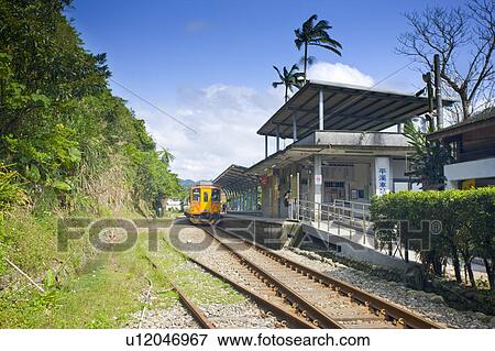Stock Photo - "Taiwan, Taipei, Pingsi, Train, ". Fotosearch