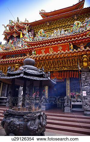 "Asia, China, Taiwan, Chiayi, Alishan National Scenic Area, Shoujhen temple" View Large Photo Image Picture - "Asia, China, Taiwan, Chiayi, Alishan National Scenic Area, Shoujhen temple". Fotosearch