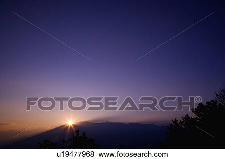Stock Photo - "Asia, China, Taiwan, Chiayi, Alishan National Scenic Area, Jhushan". Fotosearch