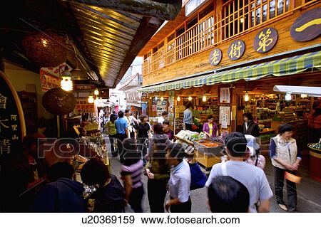 Stock Photo - "Asia, China, Taiwan, Chiayi, Alishan National Scenic Area, Fenci Lake". Fotosearch