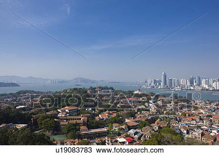 Stock Image - "Asia, China, Fujian, Xiamen, Gulangyu". Fotosearch