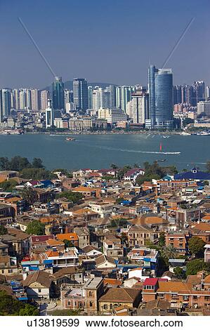 Stock Photo - "Asia, China, Fujian, Xiamen, Gulangyu". Fotosearch