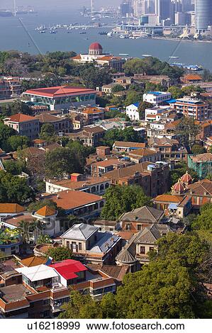 Stock Photo - "Asia, China, Fujian, Xiamen, Gulangyu". Fotosearch