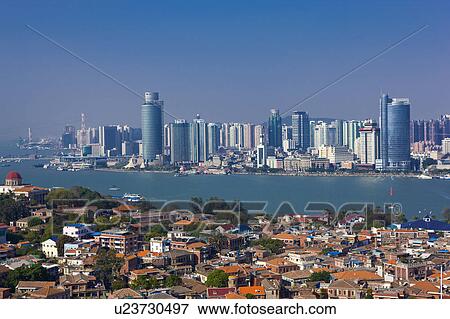 Stock Photo - "Asia, China, Fujian, Xiamen, Gulangyu". Fotosearch