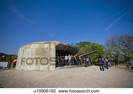 Stock Image - "Asia, China, Fujian, Xiamen, Hulishan Fort". Fotosearch