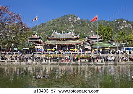 Stock Photo - "Asia, China, Fujian, Xiamen, Nanputuo". Fotosearch
