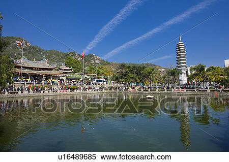 Stock Photography - "Asia, China, Fujian, Xiamen, Nanputuo". Fotosearch