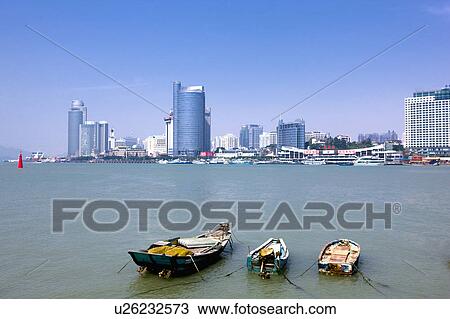 Stock Image - "Asia, China, Fujian, Xiamen". Fotosearch