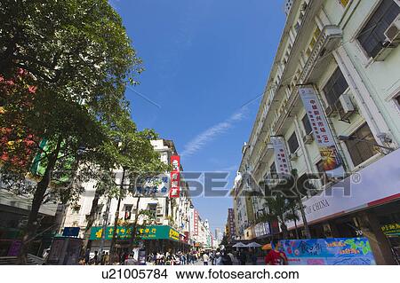"Asia, China, Fujian, Xiamen, Zhongshan Road" View Large Photo Image Picture - "Asia, China, Fujian, Xiamen, Zhongshan Road". Fotosearch