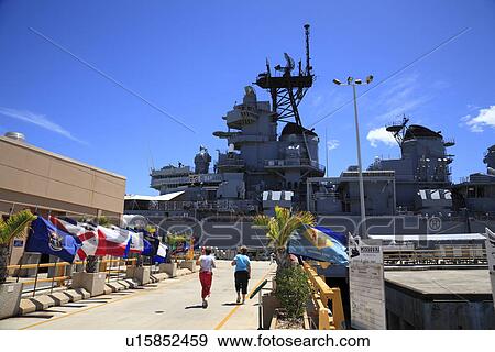 "Battleship Missouri Memorial, Hawaii, U. S. A. " View Large Photo Image Stock Photo - "Battleship Missouri Memorial, Hawaii, U. S. A. ". Fotosearch