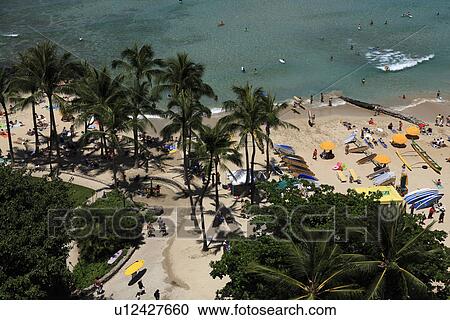 "Beach Resort, Honolulu, Hawaii, U. S. A. " View Large Photo Image Stock Image - "Beach Resort, Honolulu, Hawaii, U. S. A. ". Fotosearch