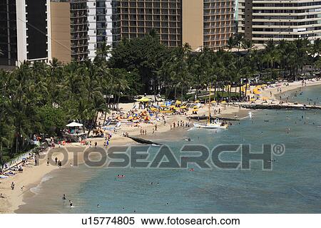 "Beach Resort, Honolulu, Hawaii, U. S. A. " View Large Photo Image Stock Photography - "Beach Resort, Honolulu, Hawaii, U. S. A. ". Fotosearch