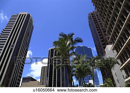 "Downtown of Waikiki, Honolulu, Hawaii, U. S. A. " View Large Photo Image Picture - "Downtown of Waikiki, Honolulu, Hawaii, U. S. A. ". Fotosearch