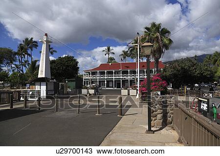 Stock Image - "Downtown Of Lahaina, Maui, Hawaii, U. S. A. ". Fotosearch