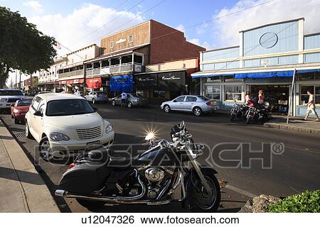"Downtown Of Lahaina, Maui, Hawaii, U. S. A. " View Large Photo Image Stock Photograph - "Downtown Of Lahaina, Maui, Hawaii, U. S. A. ". Fotosearch