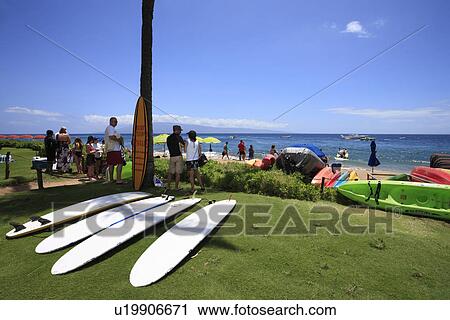 Stock Image - "Kaanapali, Maui, Hawaii, U. S. A. ". Fotosearch