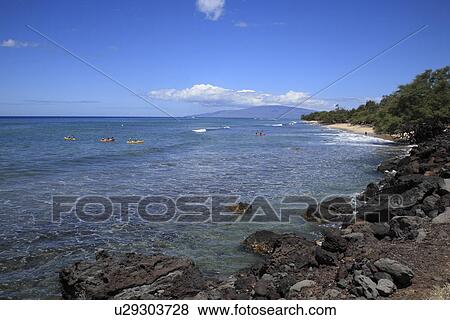 Stock Photo - "Papalaua Beach, Maui, Hawaii, U. S. A. ". Fotosearch