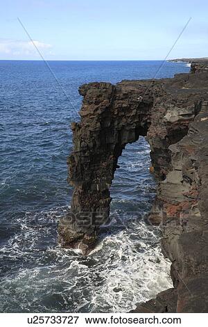 Stock Photo - "Sea Arch, Hawaii, U. S. A. ". Fotosearch