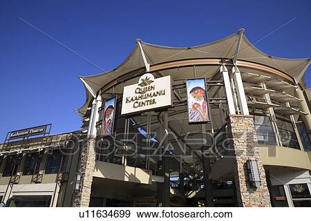 Stock Photo - "Shopping Center In Maui, Hawaii, U. S. A. ". Fotosearch