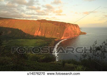 Stock Image - "Waipio Valley, Hawaii, U. S. A. ". Fotosearch