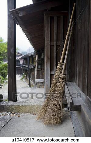 Stock Photo - Bamboo Broom. Fotosearch