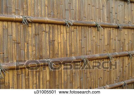 Bamboo Fence View Large Photo Image Stock Image - Bamboo Fence. Fotosearch