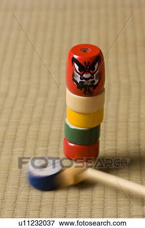 Stock Photo - Daruma Otoshi. Fotosearch