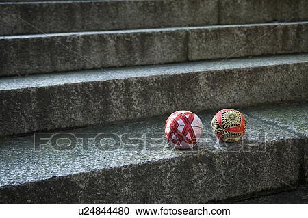 Stock Image - Japanese Crafted Ball. Fotosearch