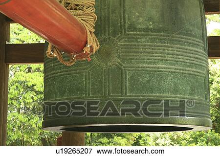 Stock Photo - Japanese Temple Bell. Fotosearch