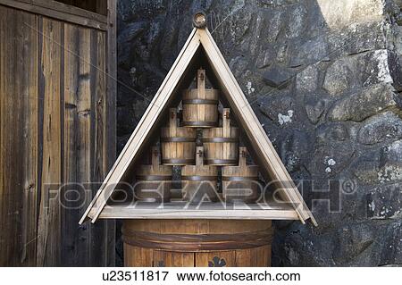 Stock Photo - Wooden Tub and Cask. Fotosearch