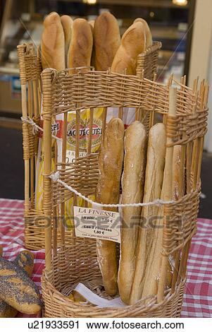 Stock Image - Bakery in Paris. Fotosearch