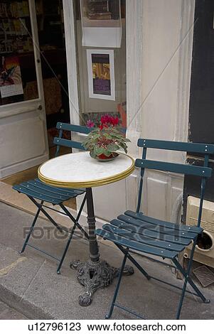 Stock Image - Café in Paris. Fotosearch