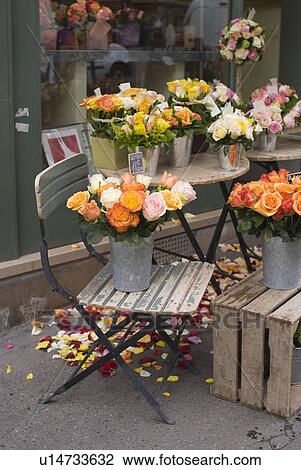 Flower Shop in Paris View Large Photo Image Stock Image - Flower Shop in Paris. Fotosearch
