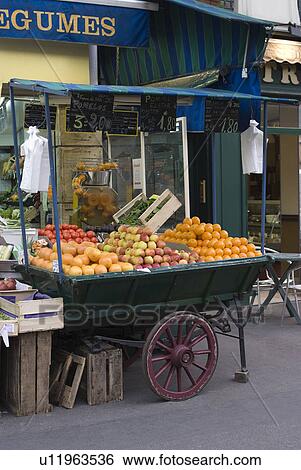Stock Photograph - Grocery in Paris. Fotosearch