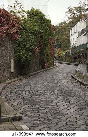 Stock Photo - Hill of Montmartre. Fotosearch