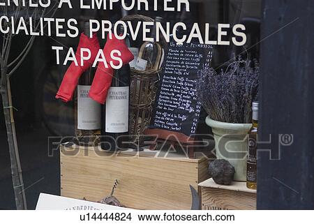 Show Window and Wine View Large Photo Image Picture - Show Window and Wine. Fotosearch