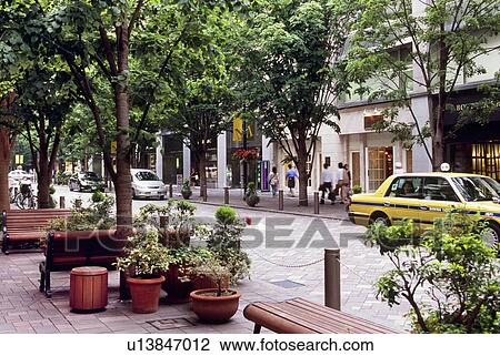 Stock Image - Cityscape of Marunouchi, Tokyo, Japan. Fotosearch