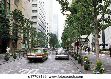 Stock Photograph - Cityscape of Marunouchi, Tokyo, Japan. Fotosearch