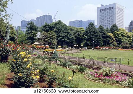 Stock Photo - Hibiya Park, Tokyo, Japan. Fotosearch