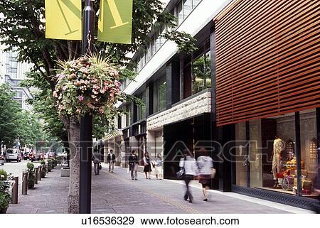 Stock Photo - Marunouchinaka Street, Tokyo, Japan. Fotosearch