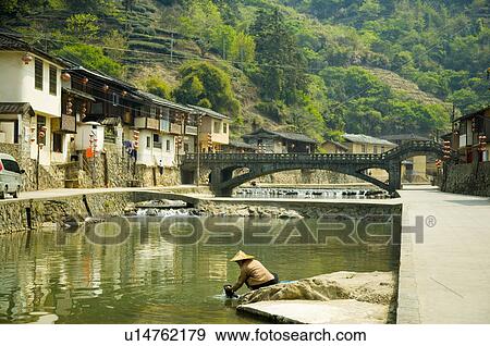 Asia, China, Fujian, Nanjing County, Shuyang Town, Taxia Village, Taxia Tulou Cluster View Large Photo Image Stock Photo - Asia, China, Fujian, Nanjing County, Shuyang Town, Taxia Village, Taxia Tulou Cluster. Fotosearch