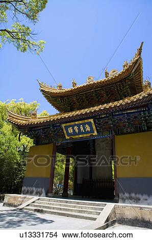 Picture - Asia, China, Zhejiang Province, Putuoshan, Puji Temple Scenic Area. Fotosearch