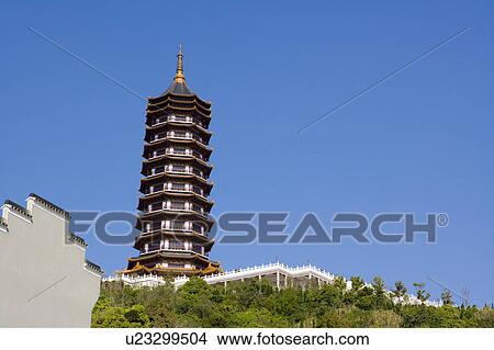 Asia, China, Zhejiang Province, Putuoshan, Foding Mountain Scenic Area View Large Photo Image Picture - Asia, China, Zhejiang Province, Putuoshan, Foding Mountain Scenic Area. Fotosearch