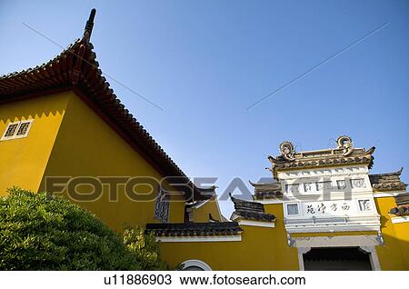 Asia, China, Zhejiang Province, Putuoshan, Purple Bamboo Forest Scenic Area, Xi Fang Nunnery, Xi Fang Nunnery View Large Photo Image Stock Image - Asia, China, Zhejiang Province, Putuoshan, Purple Bamboo Forest Scenic Area, Xi Fang Nunnery, Xi Fang Nunnery. Fotosearch