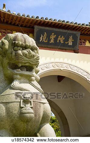 Stock Image - Asia, China, Zhejiang Province, Putuoshan. Fotosearch