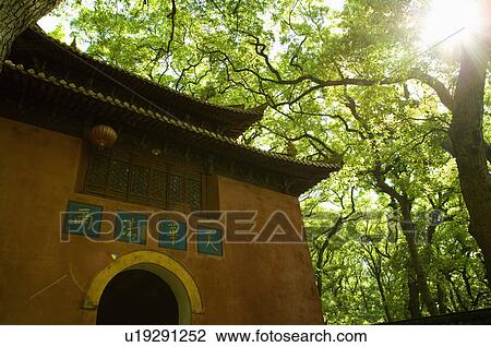 Asia, China, Zhejiang Province, Putuoshan, Fayu Temple Scenic Area, Fayu Temple View Large Photo Image Stock Image - Asia, China, Zhejiang Province, Putuoshan, Fayu Temple Scenic Area, Fayu Temple. Fotosearch