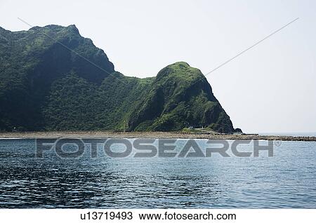 Stock Image - Asia, China, Taiwan, Yilan, Gueishan Island. Fotosearch
