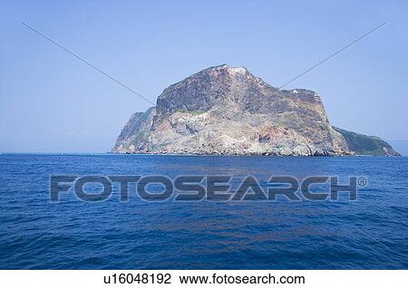 Stock Image - Asia, China, Taiwan, Yilan, Gueishan Island. Fotosearch