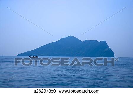 Stock Image - Asia, China, Taiwan, Yilan, Gueishan Island. Fotosearch